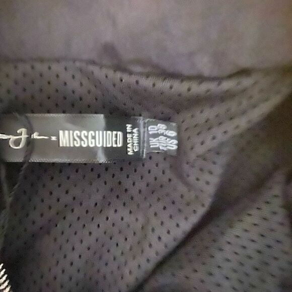 NWT Sean John x Missguided Black Cropped Windbreaker LE 6 / medium - Picture 8 of 11